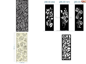 Bộ sưu tập Vách ngăn lá decor phòng khách mới