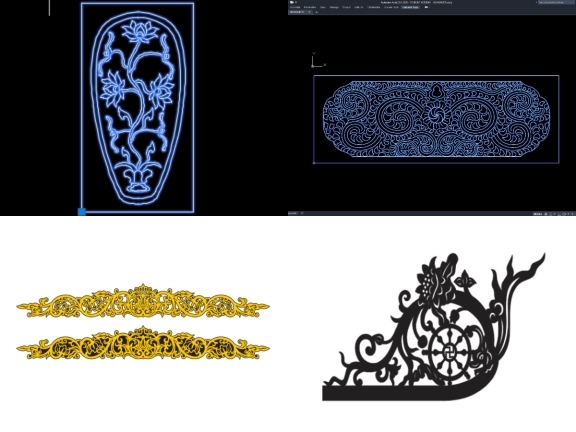 10 File mẫu CNC hoa văn họa tiết trang trí