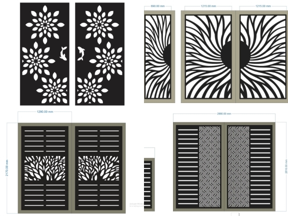 10 Mẫu Cổng 2 Cánh Hiện Đại Đẹp Mắt Và Ấn Tượng