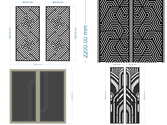 10 Mẫu Cổng 2 Cánh Hiện Đại Đẹp Mắt Và Hài Hòa