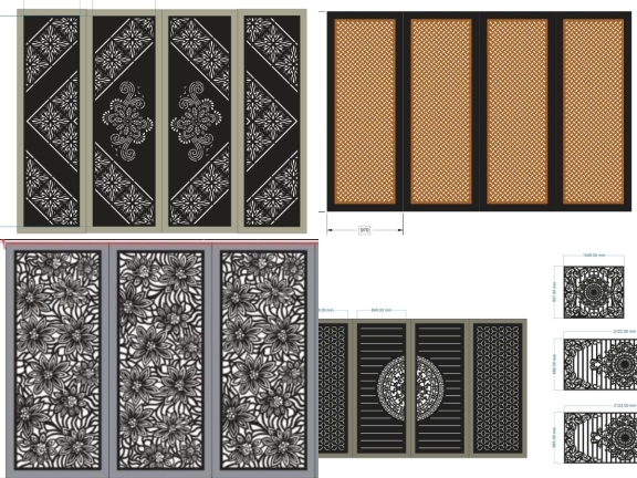 10 mẫu cổng 4 cánh mới nhất 2026