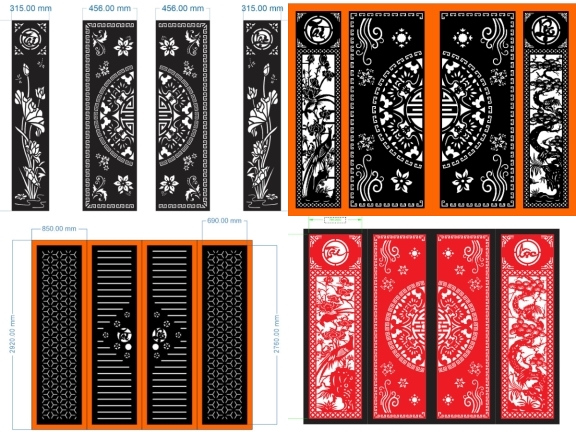 Top 10 mẫu cổng 4 cánh tài lộc mới nhất 2026