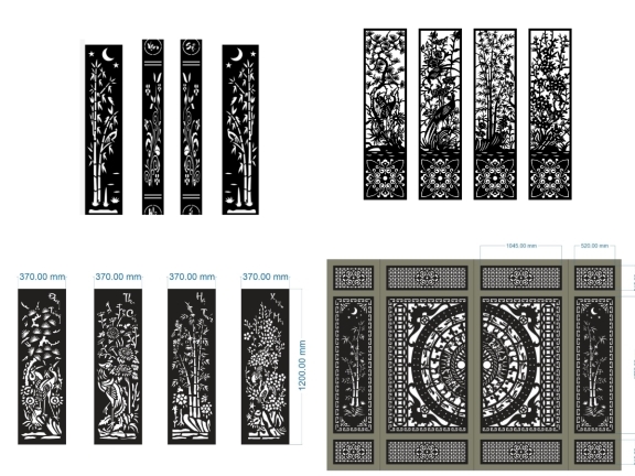 Top 10 cổng 4 cánh trúc giá rẻ đẹp mắt 2026