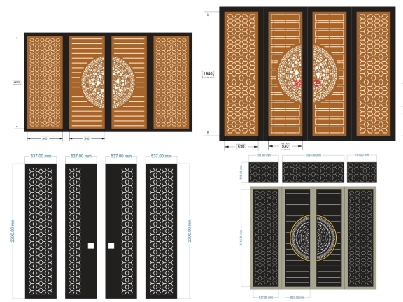 10 mẫu cổng bông tuyết mới nhất 2026
