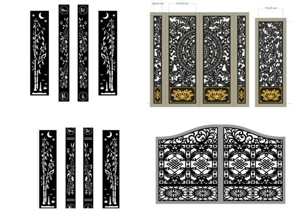 10 mẫu cổng hoa mới nhất hiện nay