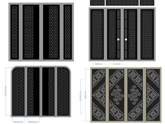 10 mẫu cổng nhà phố đơn giản mới nhất