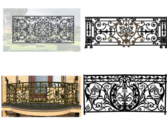 10 Mẫu Lan Can SketchUp Cho Dựng Phối Cảnh 3D