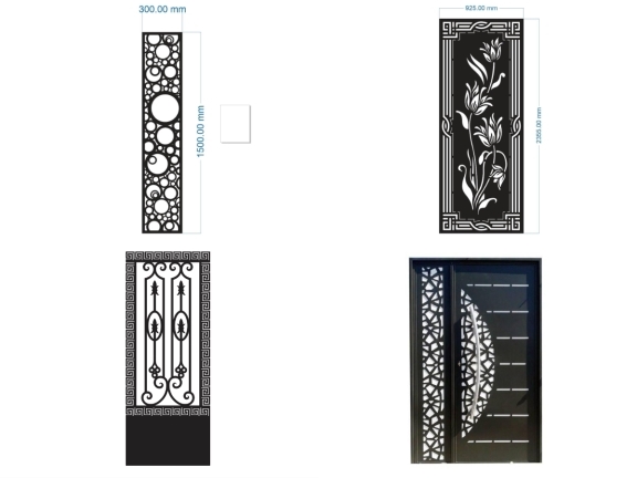 12 Mẫu Cổng 1 Cánh Trang Trí Đẹp Mắt