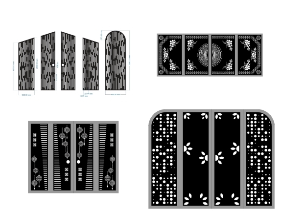 12 Mẫu Cổng 4 Cánh Hiện Đại Phù Hợp Nhiều Không Gian