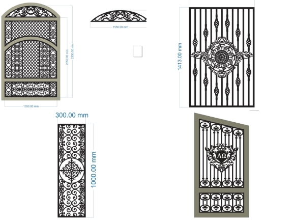 13 mẫu cổng 1 cánh hót nhất hiện nay