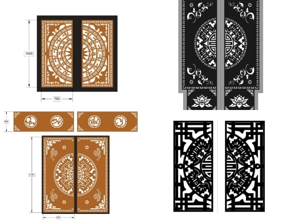 15 mẫu cổng 2 cánh trống dơi tinh xảo