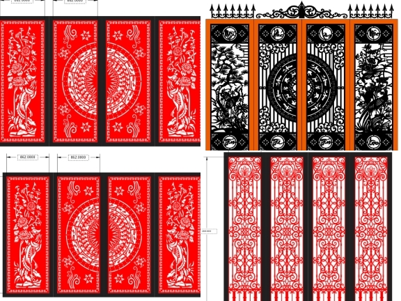 15 mẫu cổng 4 cánh mới nhất