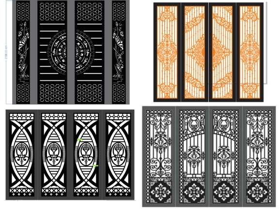 15 Mẫu Cổng 4 Cánh Thiết Kế Ấn Tượng