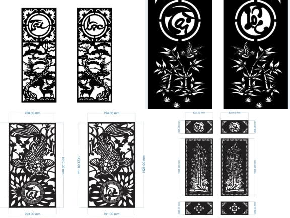 15 mẫu vách cổng tài lộc – biểu tượng may mắn