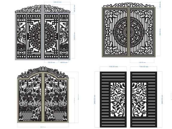 16 mẫu cổng 2 cánh mới nhất 2026