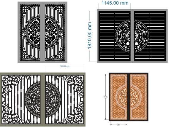 20 Mẫu Cổng 2 Cánh Bền Đẹp Theo Thời Gian
