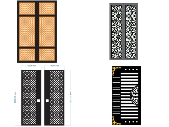 20 Mẫu Cổng 2 Cánh Hiện Đại Tạo Điểm Nhấn Mặt Tiền