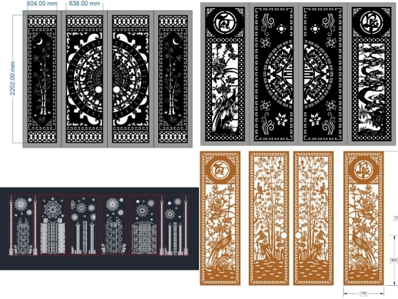 20 Mẫu Cổng 4 Cánh Đẹp – Điểm Nhấn Cho Ngoại Thất Ngôi Nhà