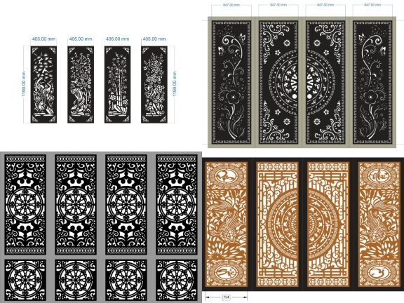 20 Mẫu Cổng 4 Cánh Được Ưa Chuộng Trong Nhiều Công Trình