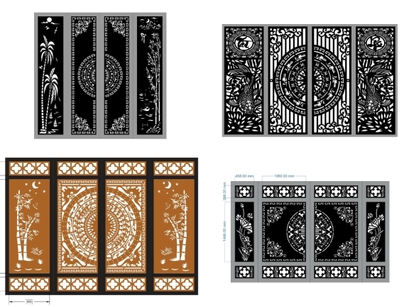 20 Mẫu Cổng 4 Cánh Được Ưa Chuộng Trong Thiết Kế Nhà Ở