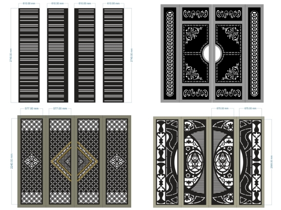 20 Mẫu Cổng 4 Cánh Tạo Điểm Nhấn Cho Cho Mọi Kiểu Nhà