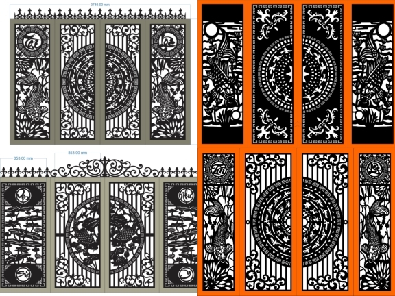 20 Mẫu Cổng Cá Chép Biểu Tượng Thành Công – Thăng Tiến