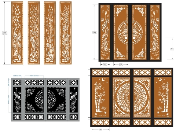 20 mẫu Cổng CNC 4 Cánh, Lựa Chọn An Toàn Cho Mọi Công Trình