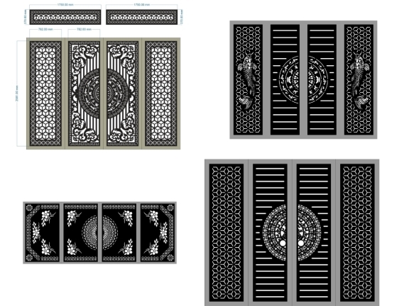 20 Mẫu Cổng CNC Nhà Phố Đẹp Giá Xưởng