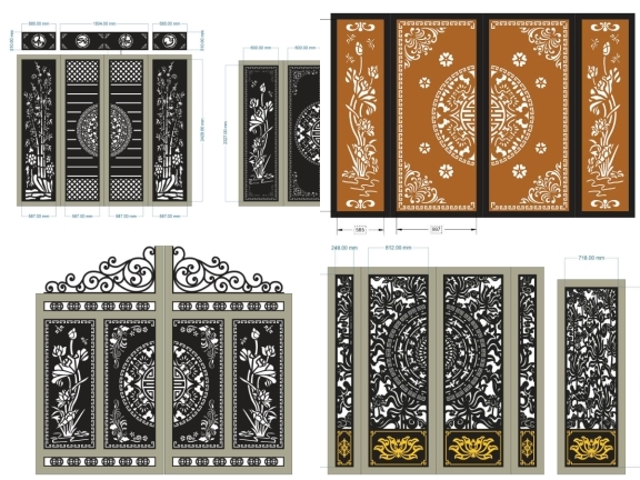 20 Mẫu Cổng Sen Nghệ Thuật – Biểu Tượng Thanh Cao & Bình An