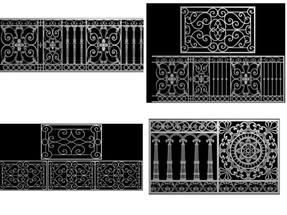 21 mẫu mẫu lan can nhôm đúc