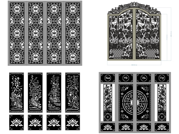 23 mẫu cổng hoa mới nhất hiện nay