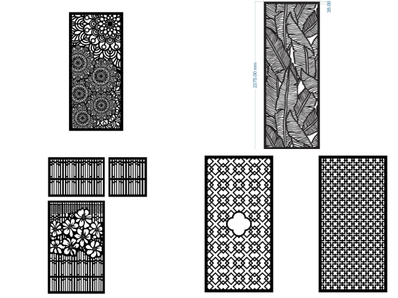 25 Mẫu vách ngăn CNC hiện đại đẹp cho không gian sống
