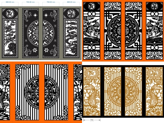 30 Mẫu Cổng 4 Cánh Tài Lộc siêu hot