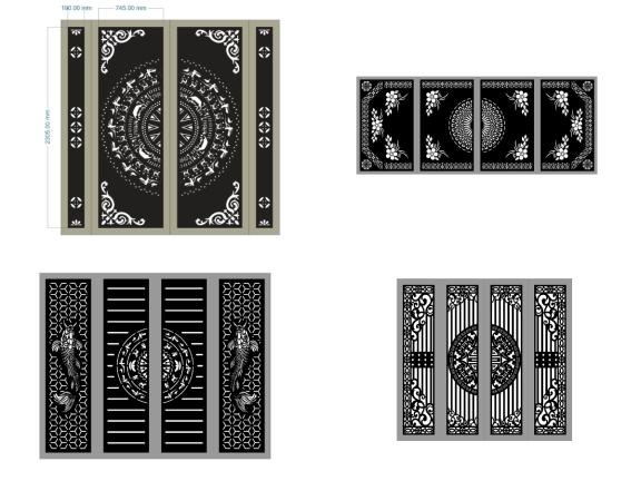 5 mẫu cổng 2 cánh mới nhất