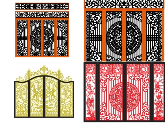 5 mẫu cổng 4 cánh mới hiện đại