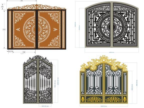 5 mẫu cổng cnc có vòm hiện đại nhất