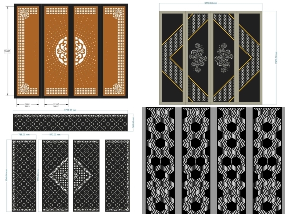 5 mẫu cổng cnc hiện đại, mới mẻ