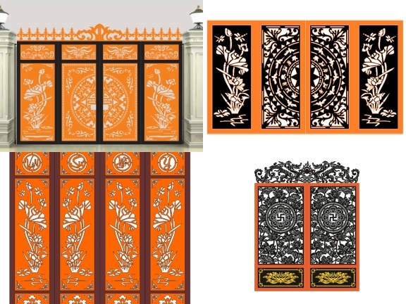 5 mẫu cổng sen mới nhất hiện nay