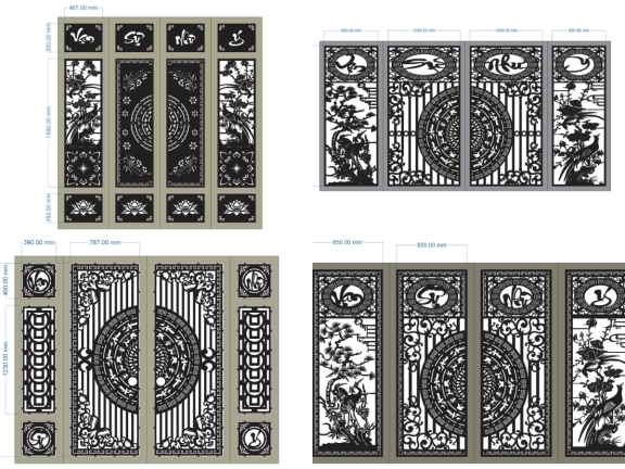 5 mẫu cổng vạn sự sư nhứ