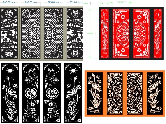 Top 6 mẫu cổng 4 cánh sen mới nhất