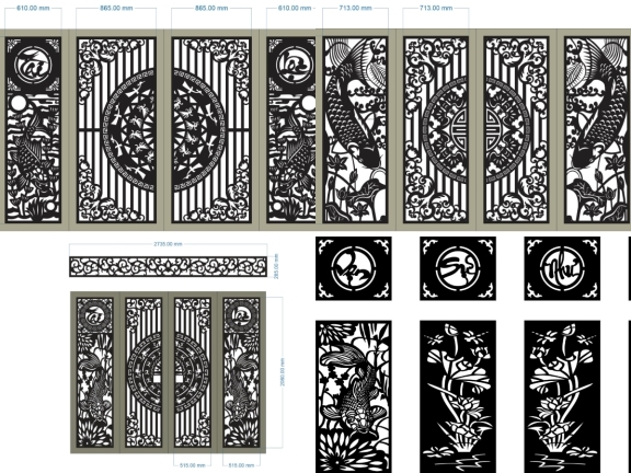 6 mẫu cổng cá chép hiện đại