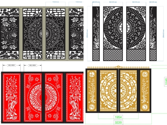 6 mẫu cổng mới nhất trống đồng