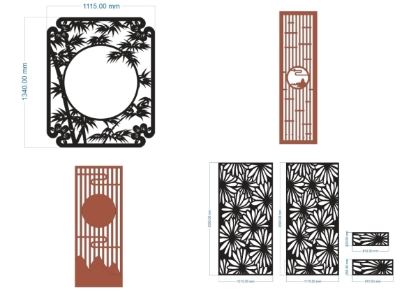6 Mẫu vách ngăn CNC đẹp tạo điểm nhấn cho nội thất