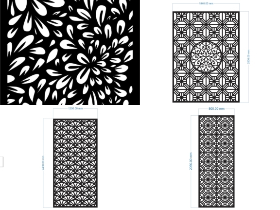 6 Mẫu vách ngăn CNC nổi bật cho không gian sống