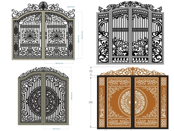 7 mẫu cổng có vòm hiện đại