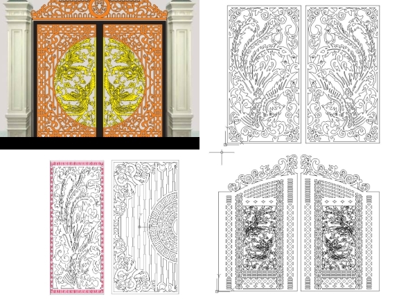 7 mẫu cổng phượng mới nhất