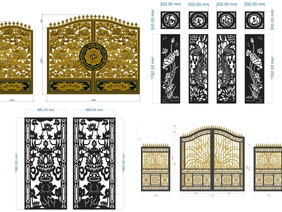 8 mẫu cổng cắt cnc mới nhất 2026