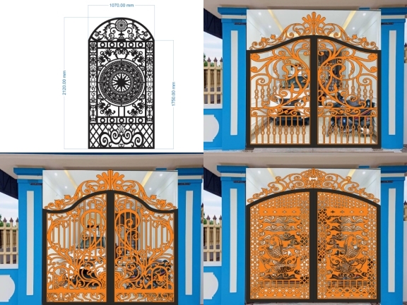 8 mẫu cổng có vòm mới