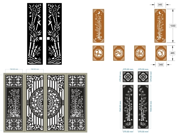 8 mẫu cổng trúc cho khách hàng