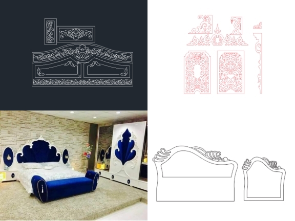 8 mẫu giường cắt cnc đẹp nhất được nhiều người tải về